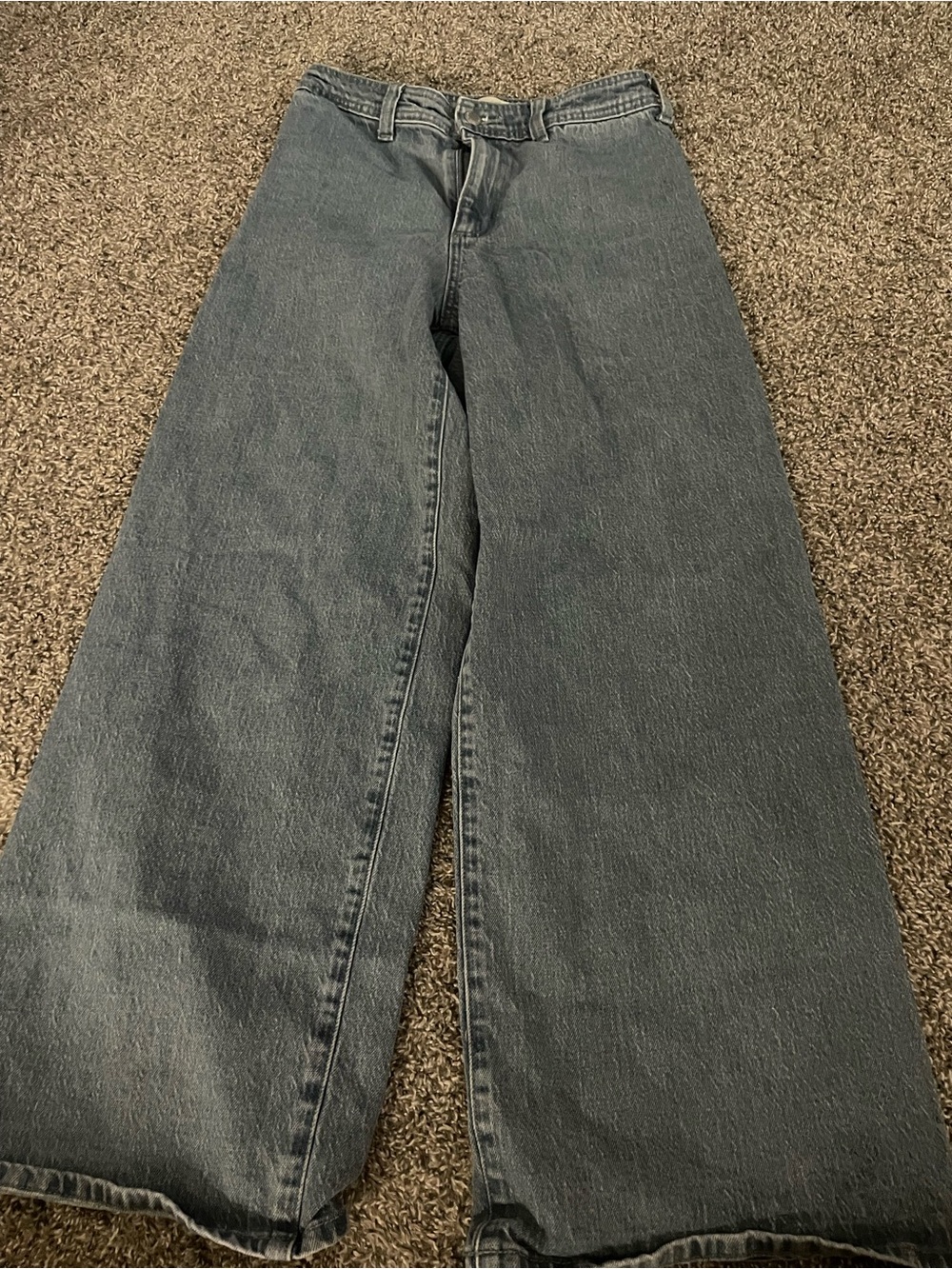 Target Straight-Leg Jeans in Faded Blue